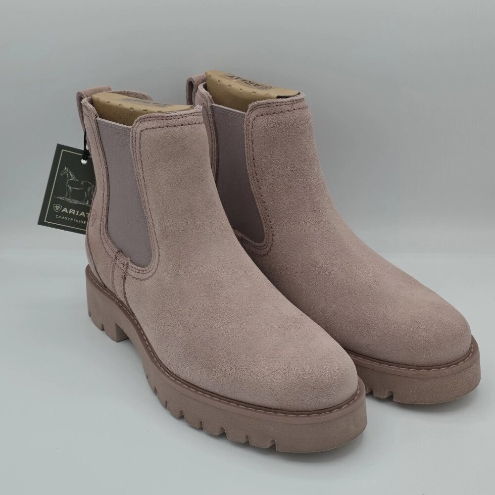 Ariat® Women's Wexford Lug Chelsea Boots Dusty Rose Sizes 7.5 & 8.5 NEW